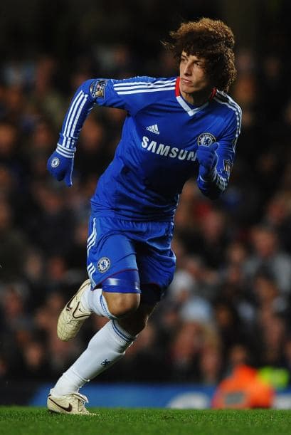 El brasileño David Luiz también debutó con los 'Blues'.