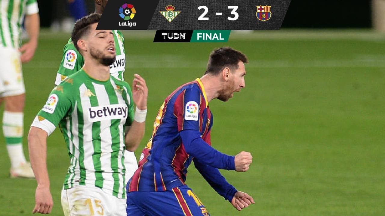 Con Andrés Guardado, el Betis cayó en casa con el Barcelona