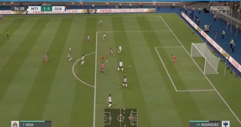 Gudiño logra despertar en el segundo tiempo y consigue sacar el empate ente los Rayados de Luis Cárdenas.