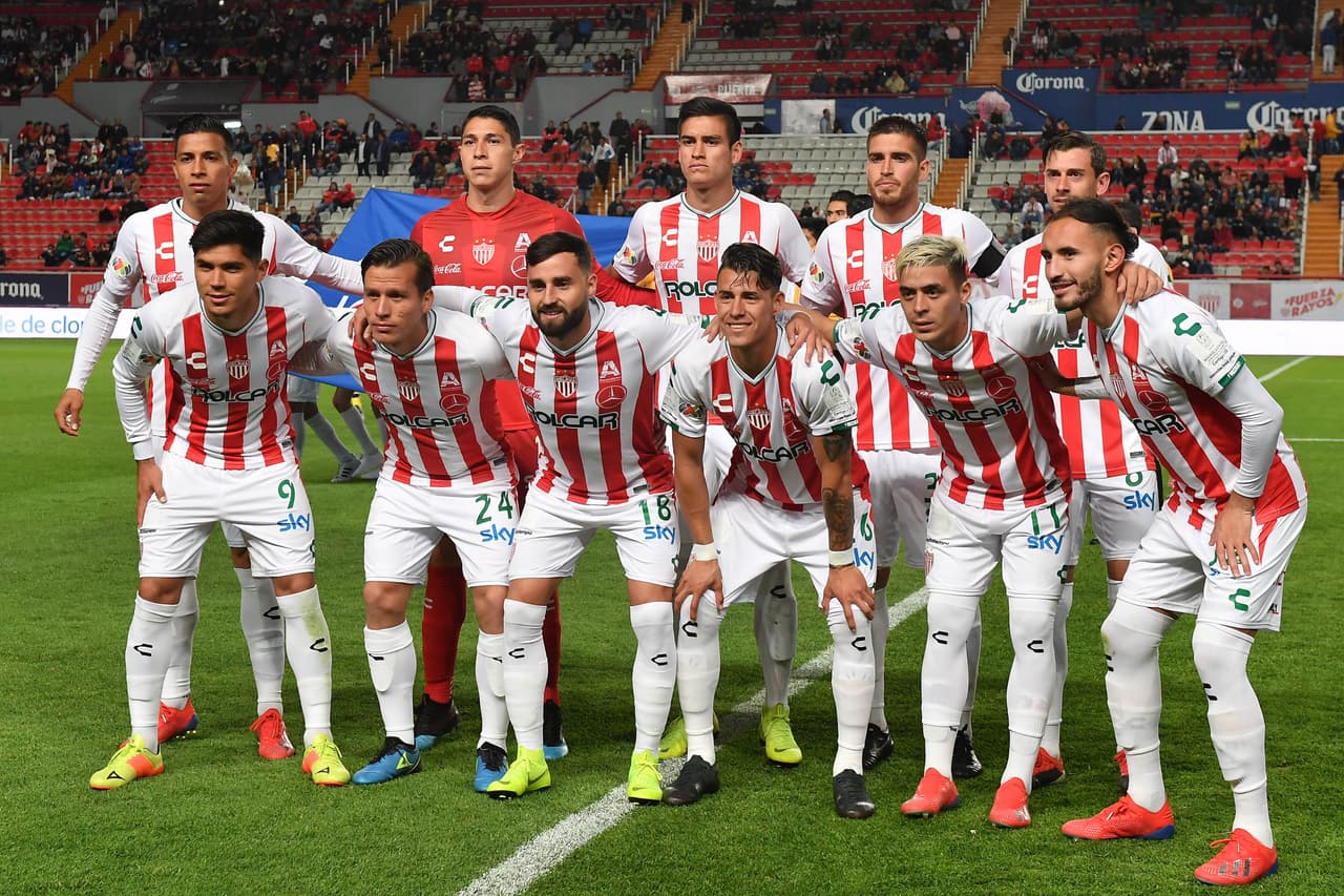 Necaxa se presentó de inicio con esos 11 futbolistas.