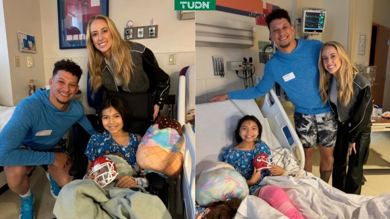 Mahomes visita a víctimas de tiroteo