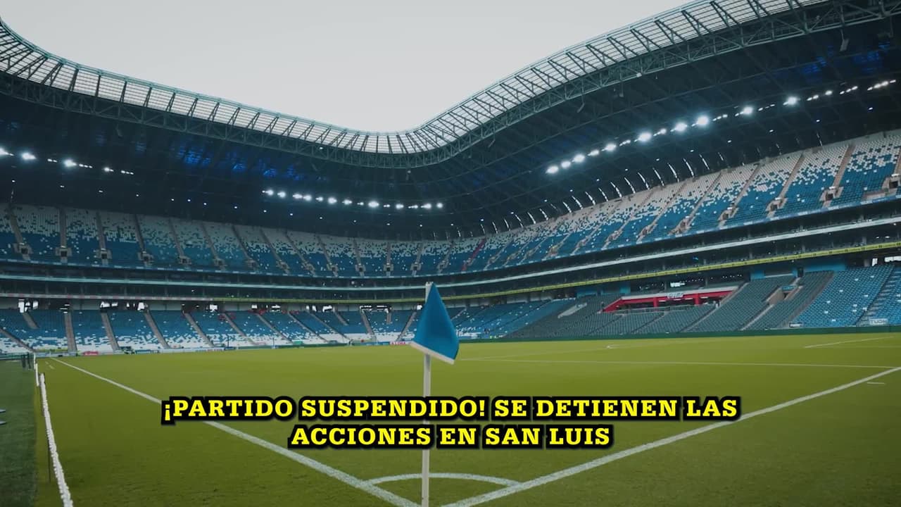 ¡PARTIDO SUSPENDIDO! Se detienen las acciones en San Luis