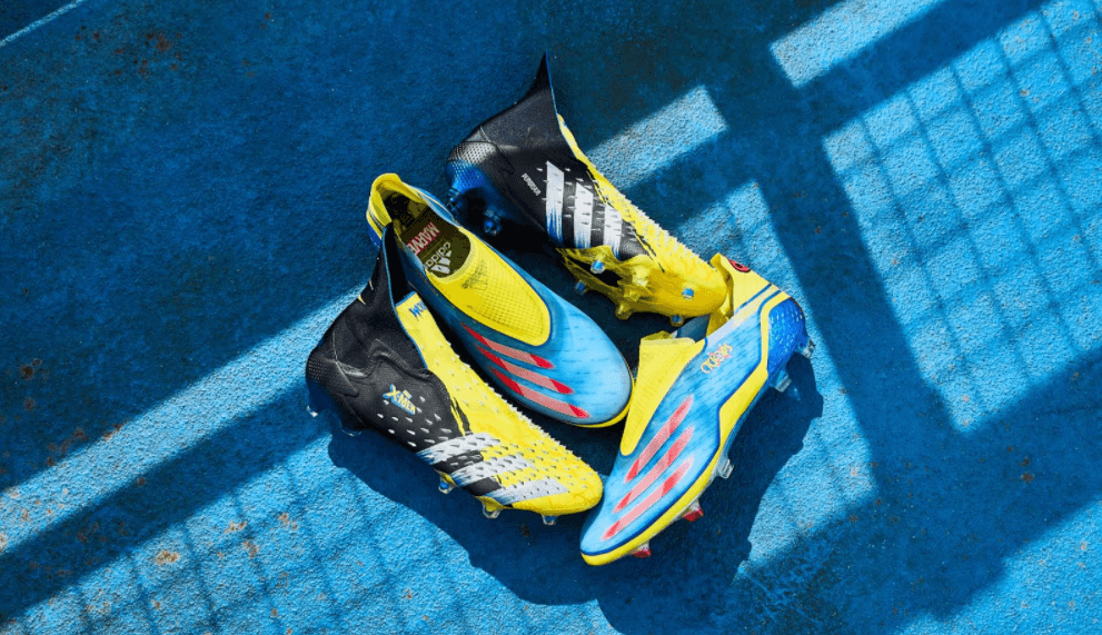Adidas lanzó hoy una colección de botas de fútbol inspiradas en las Marvel X Men.