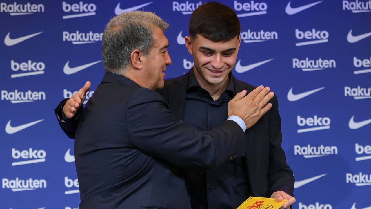 ¿Todavía lo extraña? Joan Laporta confundió a Pedri con Messi