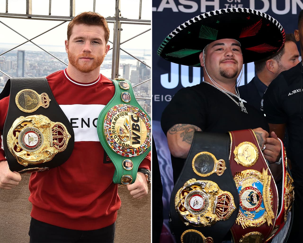 Saúl Álvarez y Andy Ruiz, la cara del deporte mexicano en el mundo