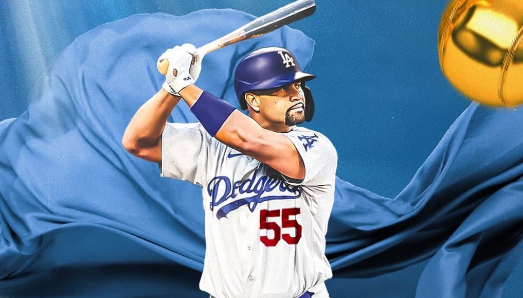 Albert Pujols es presentado con los Dodgers