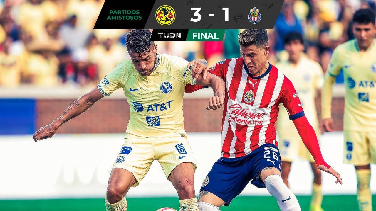 América se lleva el Clásico y derrota por segunda semana consecutiva al Guadalajara