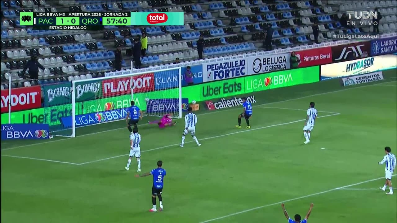 ¡GOL!  anota para Querétaro. Alí Ávila