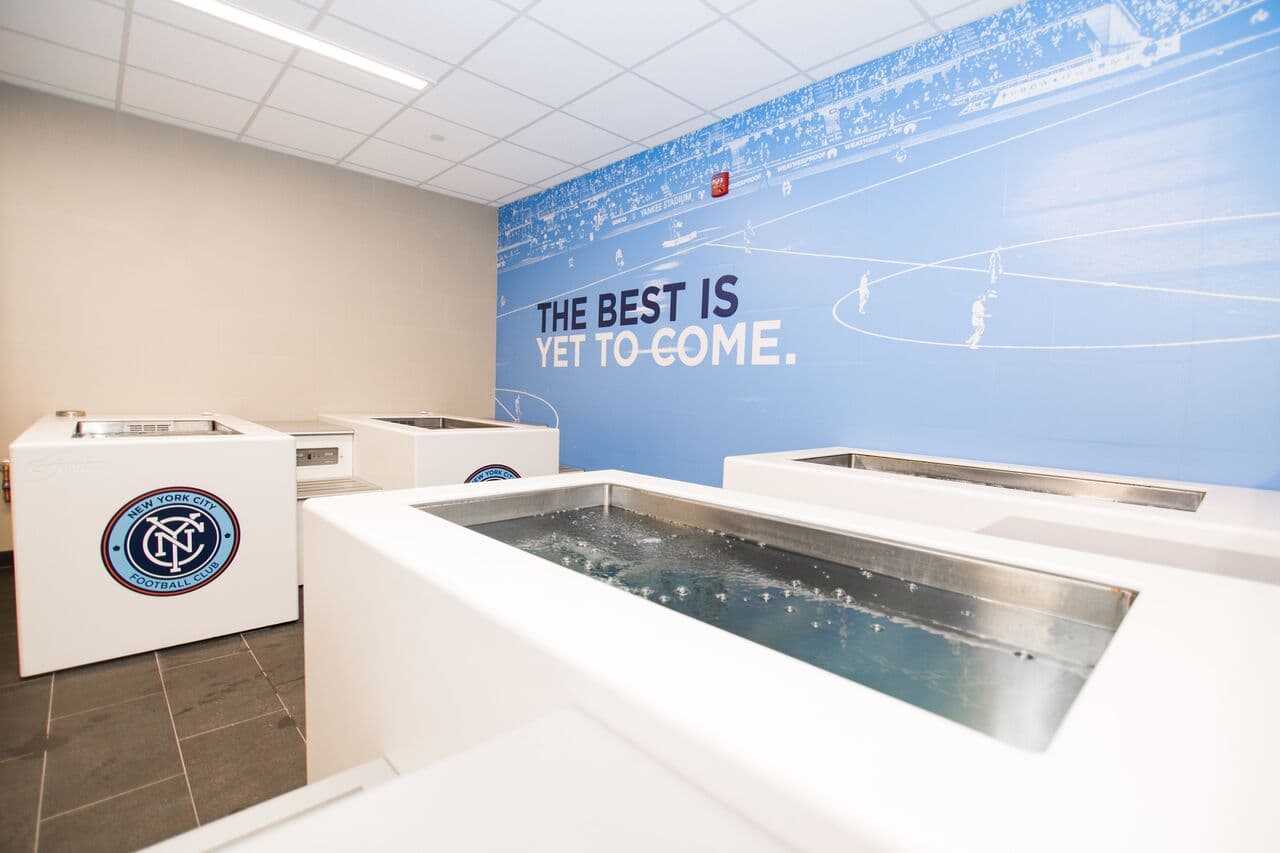 La zona de recuperación no tiene nada que envidiar a la que poseen los clubes más grandes de Europa. (NYCFC)