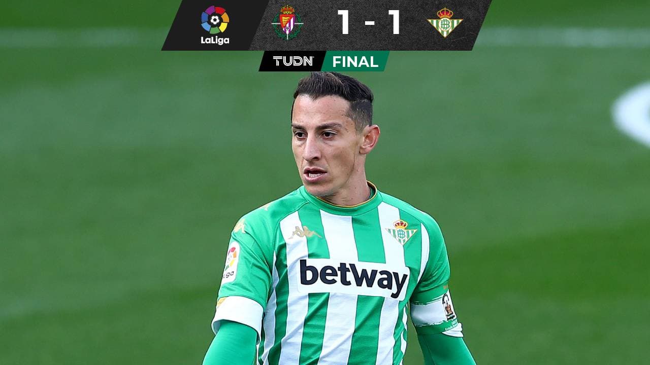 Andrés Guardado es titular en el empate del Betis