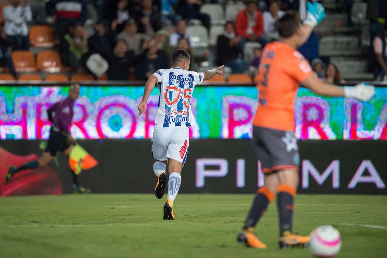 Víctor Guzmán mete a Pachuca a la pelea; Tuzos se impone 1-0 a Puebla