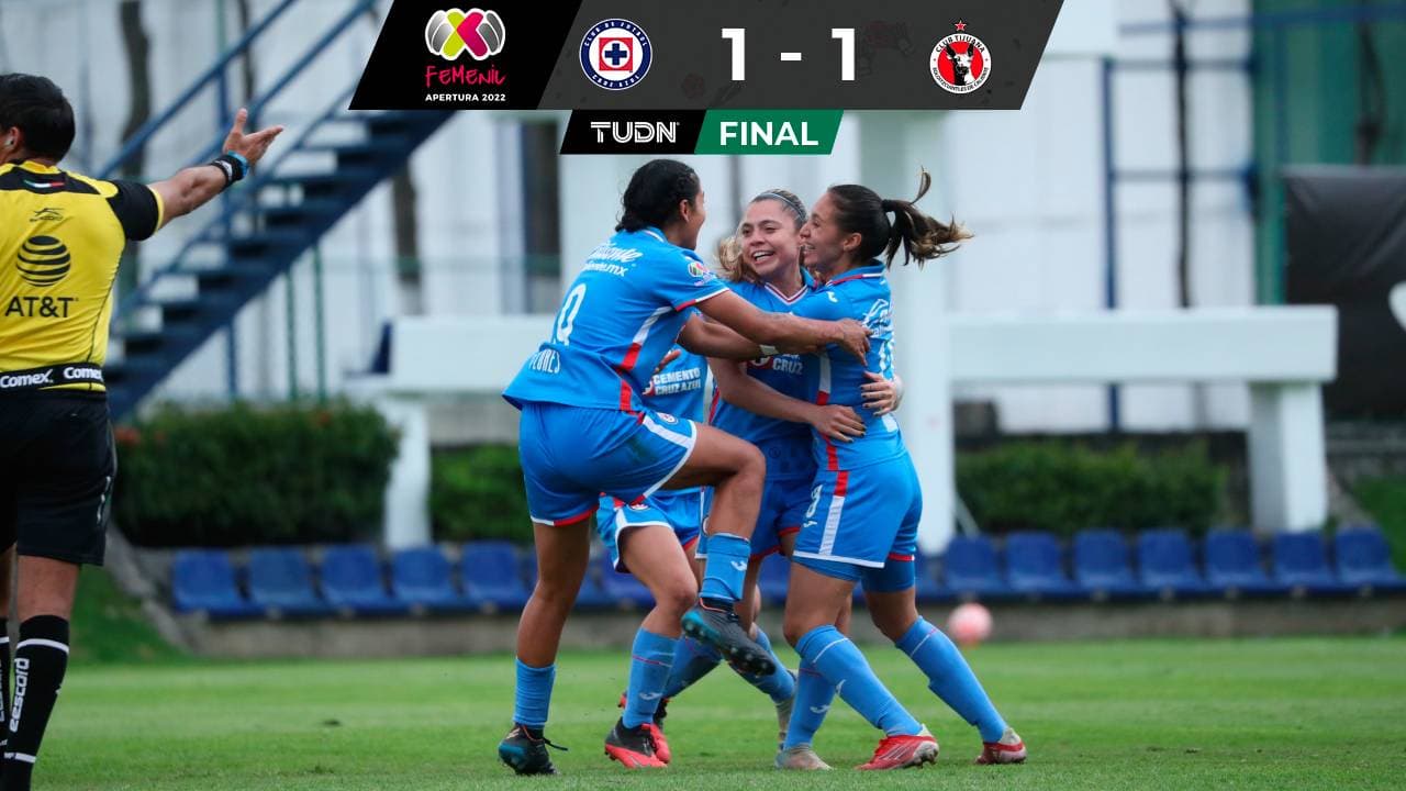 Cruz Azul le empata a Tijuana de la mano de Daniela Monroy