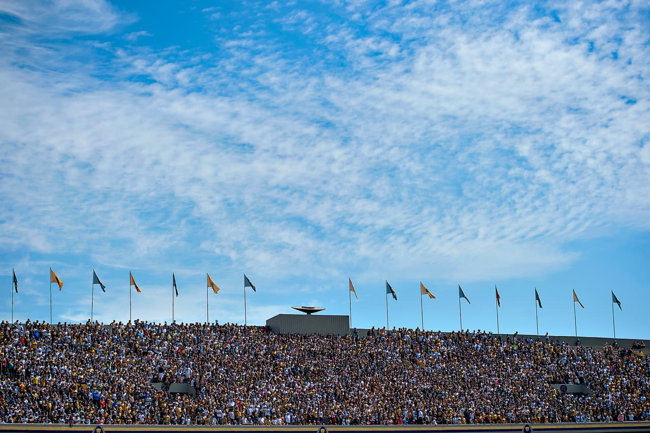 En definitiva, un marco espectacular para vivir el juego en el Estadio Universtario de la Ciudad de México.