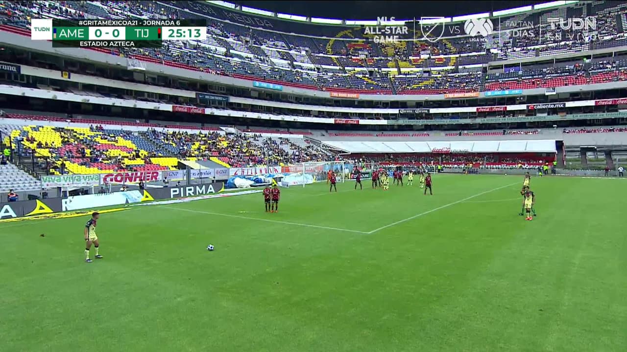 ¡TIRO ATAJADO! disparo por Richard Sánchez.