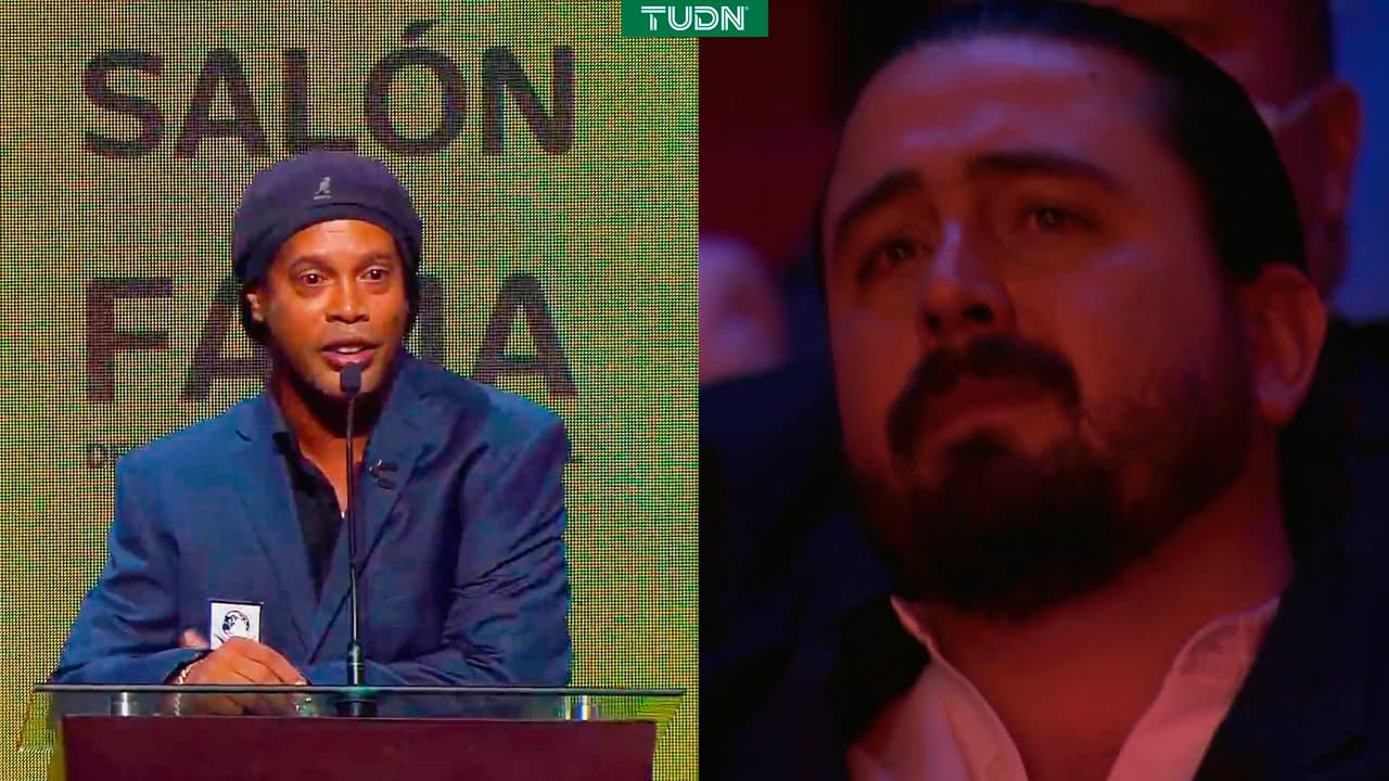 Amaury y Dinho rompen en llanto en Investidura del Salón de la Fama