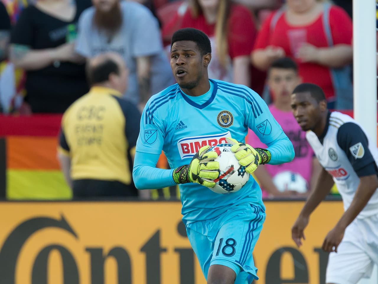 El jamaiquino Andre Blake fue una pieza fundamental en la trabajada victoria de Philadelphia Union sobre D.C. United. (USA Today Images)