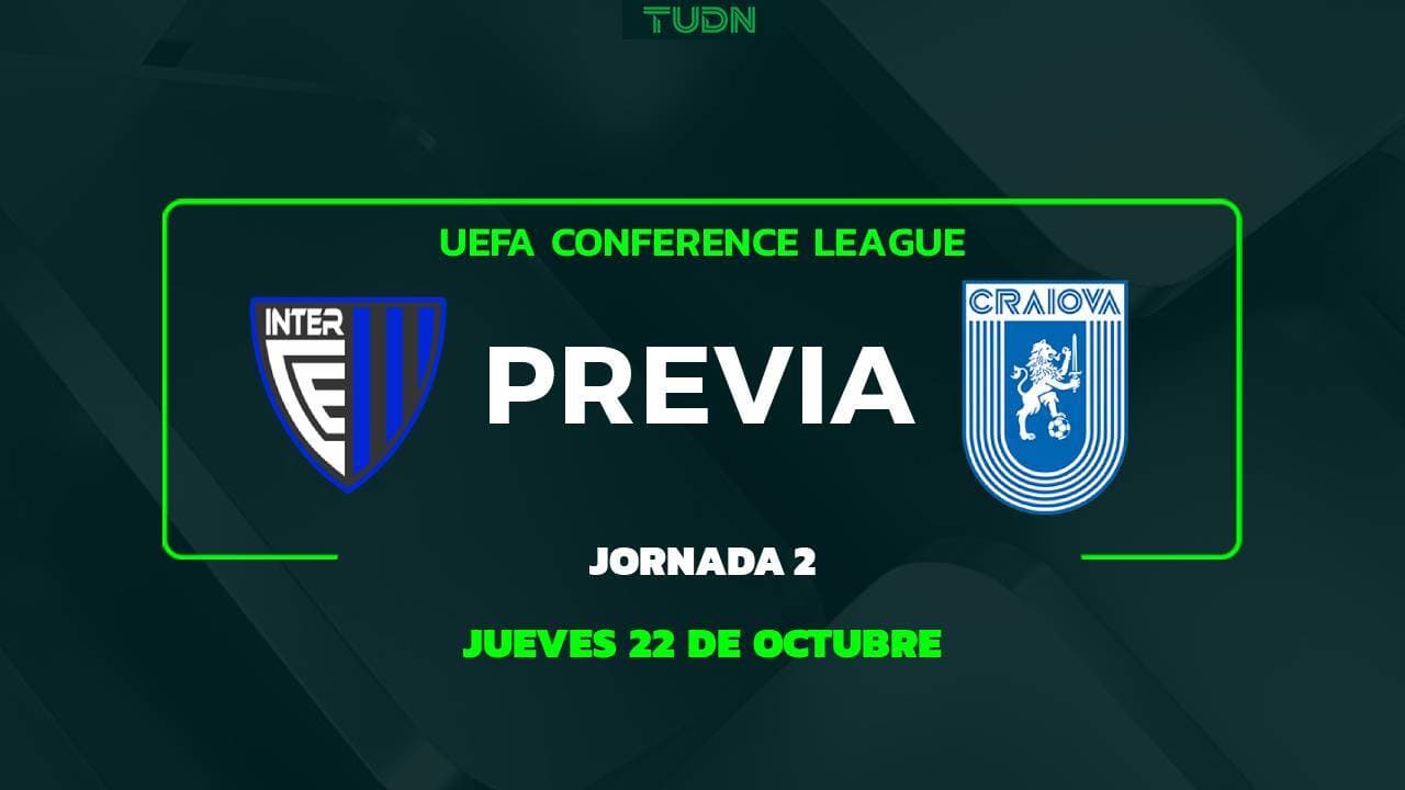A qué hora y dónde ver el Inter Escaldes vs. Univ. Craiova de Jornada Doble