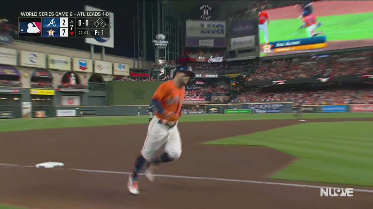 ¡Lo reciben con jonrón! Altuve la pone del otro lado de la barda