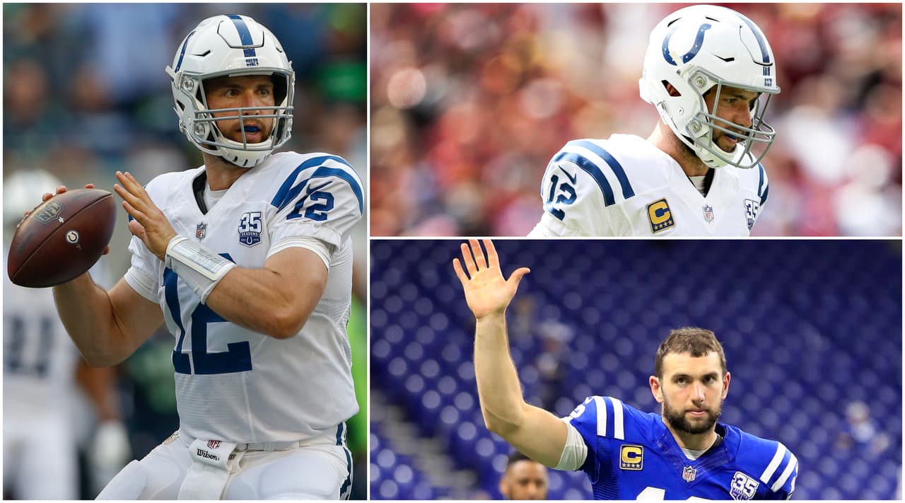 Andrew Luck jugó para los Indianapolis Colts durante seis temporadas pero acumuló siete en total como jugador de la NFL.