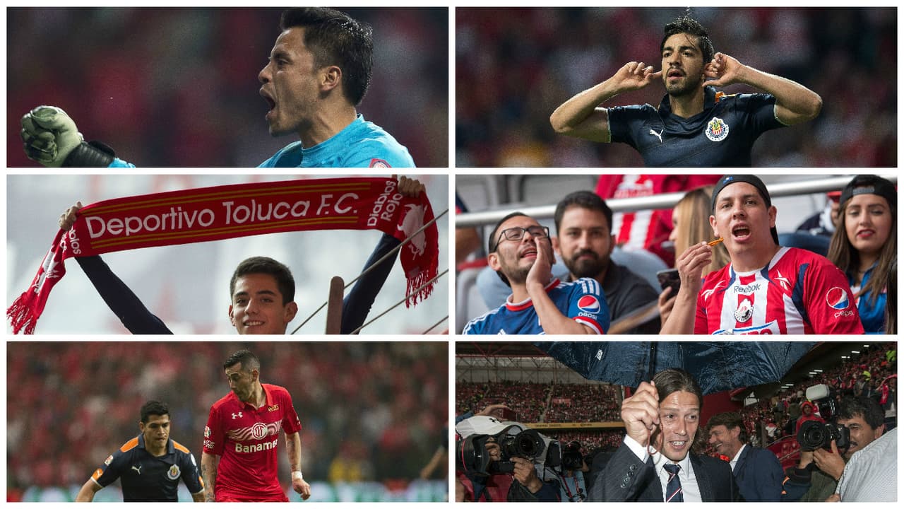 Muy emocionante resultó el partido de ida de las semifinales entre Toluca y Chivas.