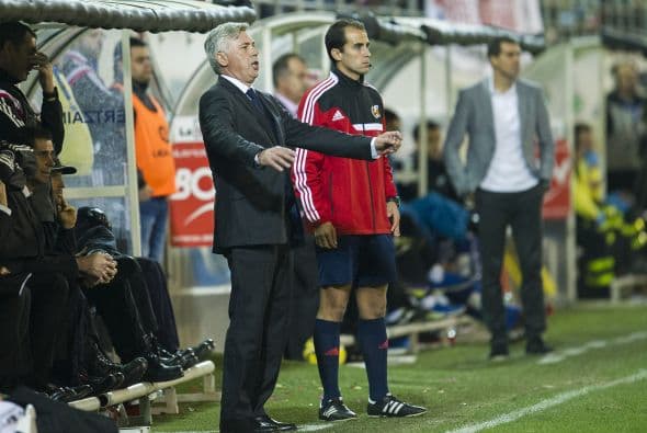 Ancelotti imita festejo de Cristiano Ronaldo