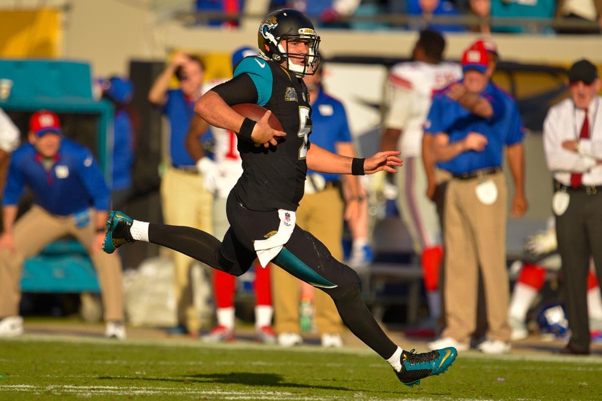 El QB entra a su segunda campaña en la NFL con los Jacksonville Jaguars. Checa las mejores imágenes del ex jugador de Central Florida (AP-NFL).