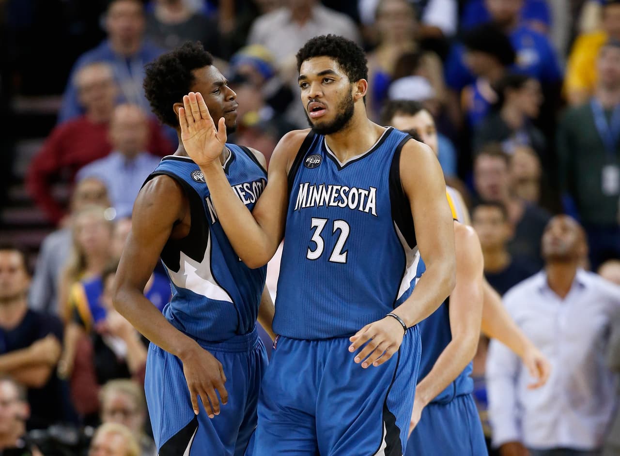 2. Karl-Anthony Towns (Minnesota Timberwolves) - 2015/2016