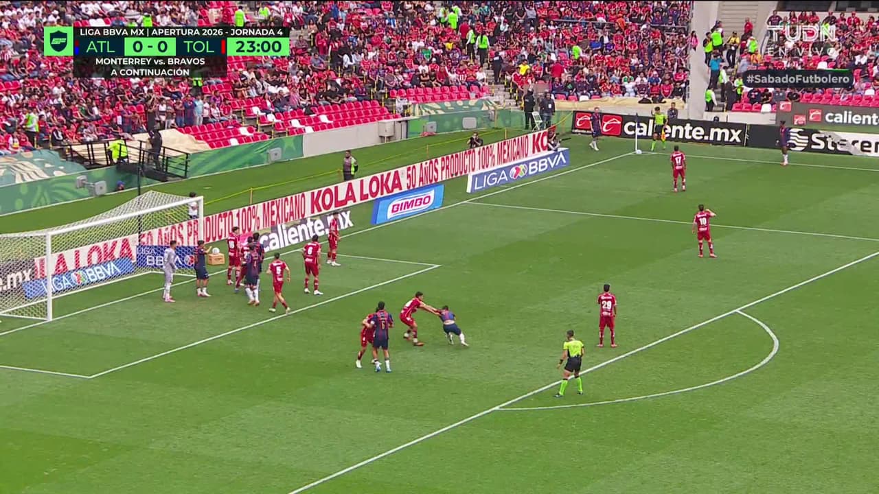 ¡Atlante toca la puerta! Eugenio Pizzuto casi marca un gol olímpico