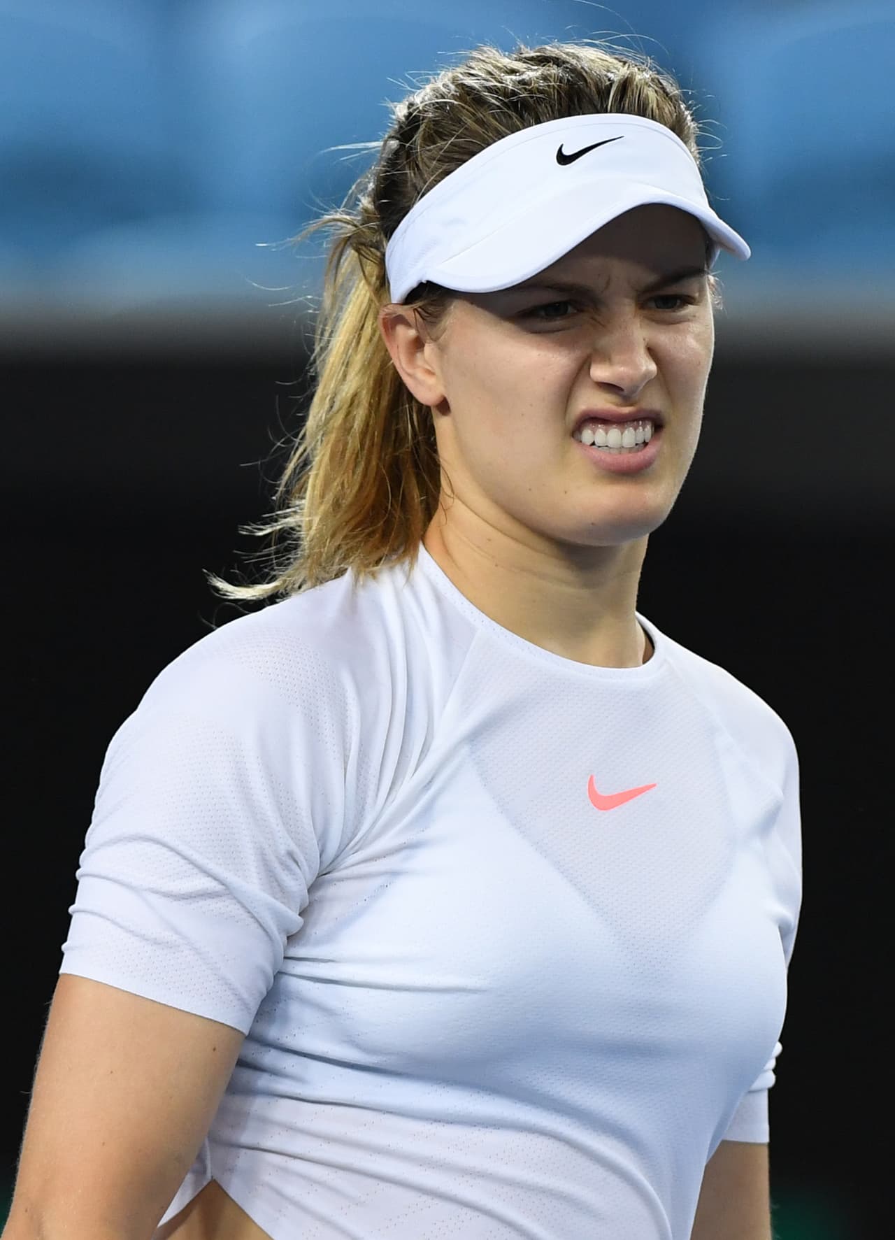 Es su quinto Australian Open y pasó a segunda ronda tras vencer a Louisa Chirico 6-0, 6-4; además mostró que, aparte de su talento, sobresale por su belleza, con un rostro angelical y un cuerpo escultural al servicio del deporte blanco.