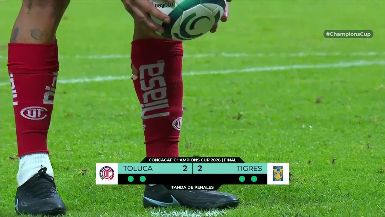 ¡GOL!  anota para Toluca. Federico Pereira