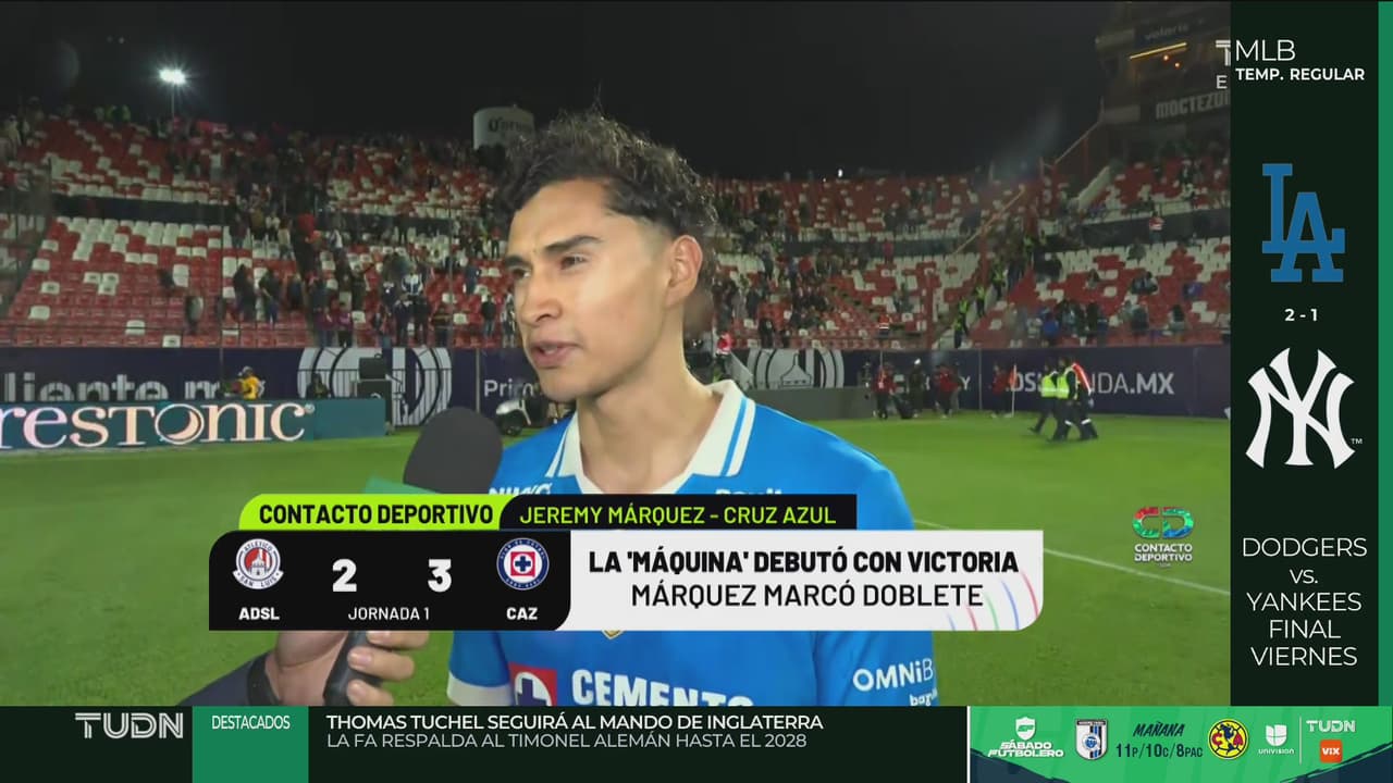 Jeremy Márquez asegura que Cruz Azul va por títulos