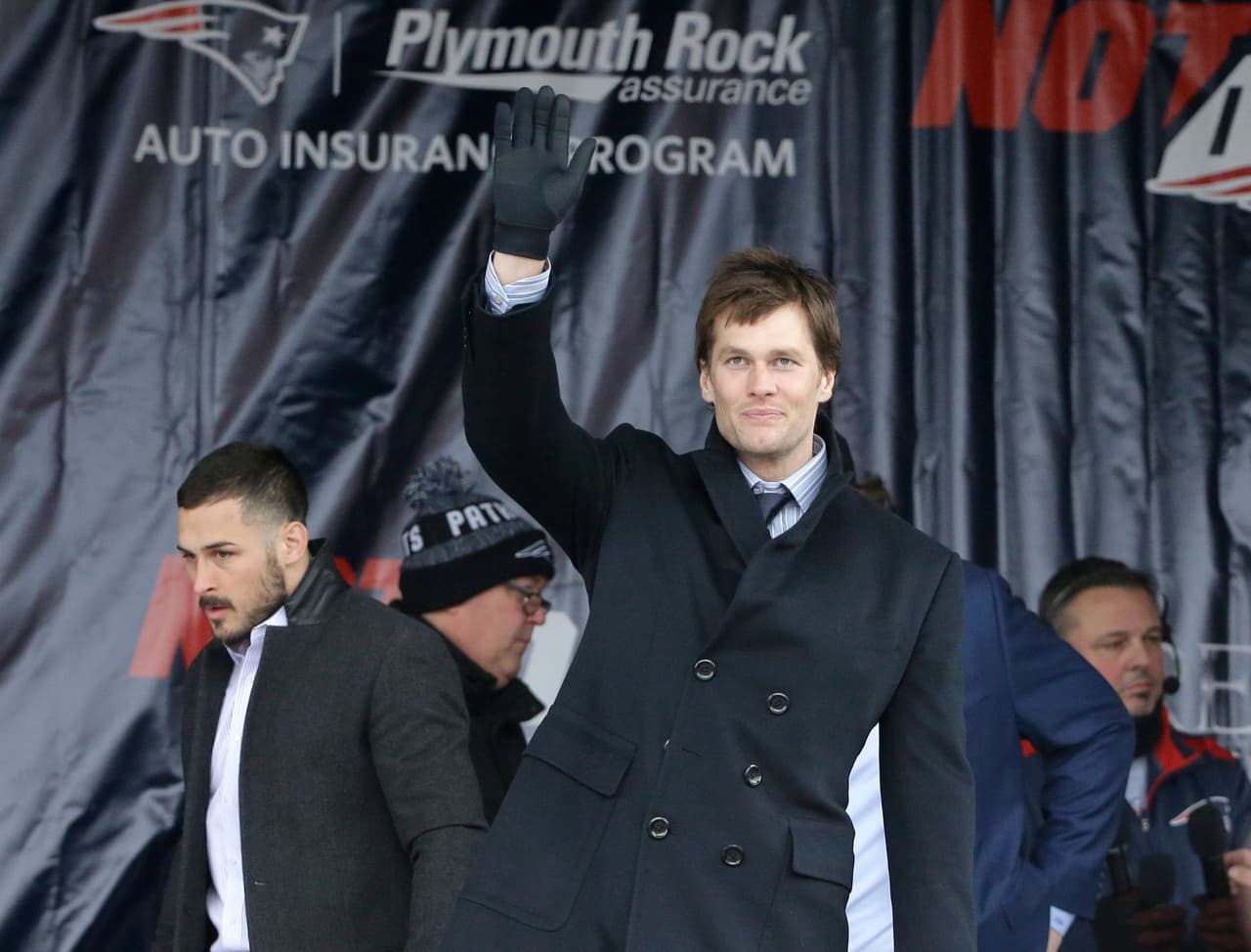 Comandados por Brady, los Patriots agradecieron el apoyo de todos sus seguidores.