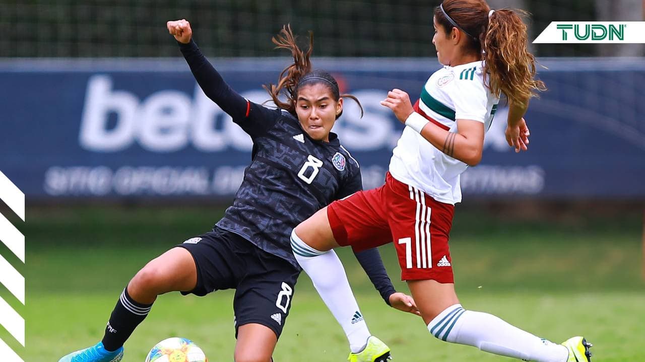 La selección femenil mayor goleó a la selección femenil Sub-20