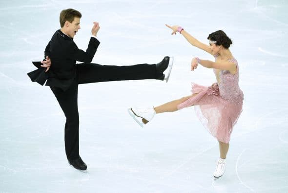 La dupla rusa de Elena Ilinykh y Nikita Katsalapov obtuvieron un puntaje de 73.04.