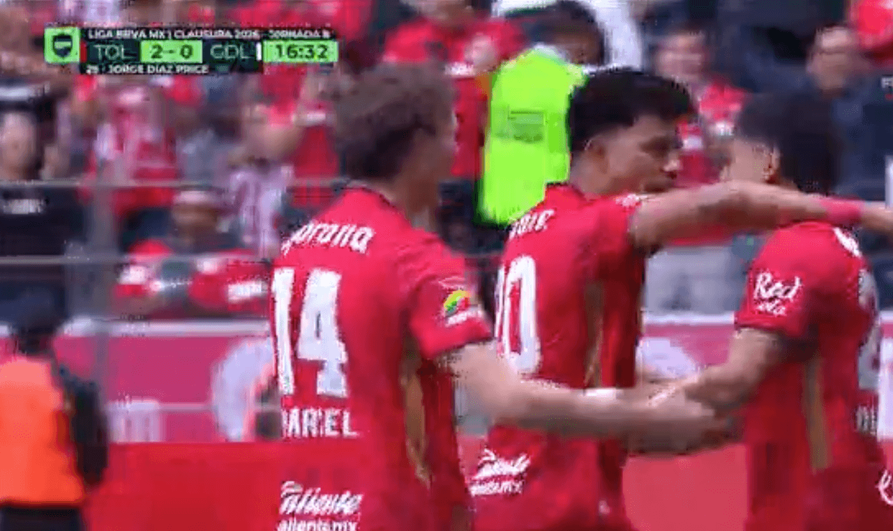 Díaz Price amplía la ventaja para Toluca