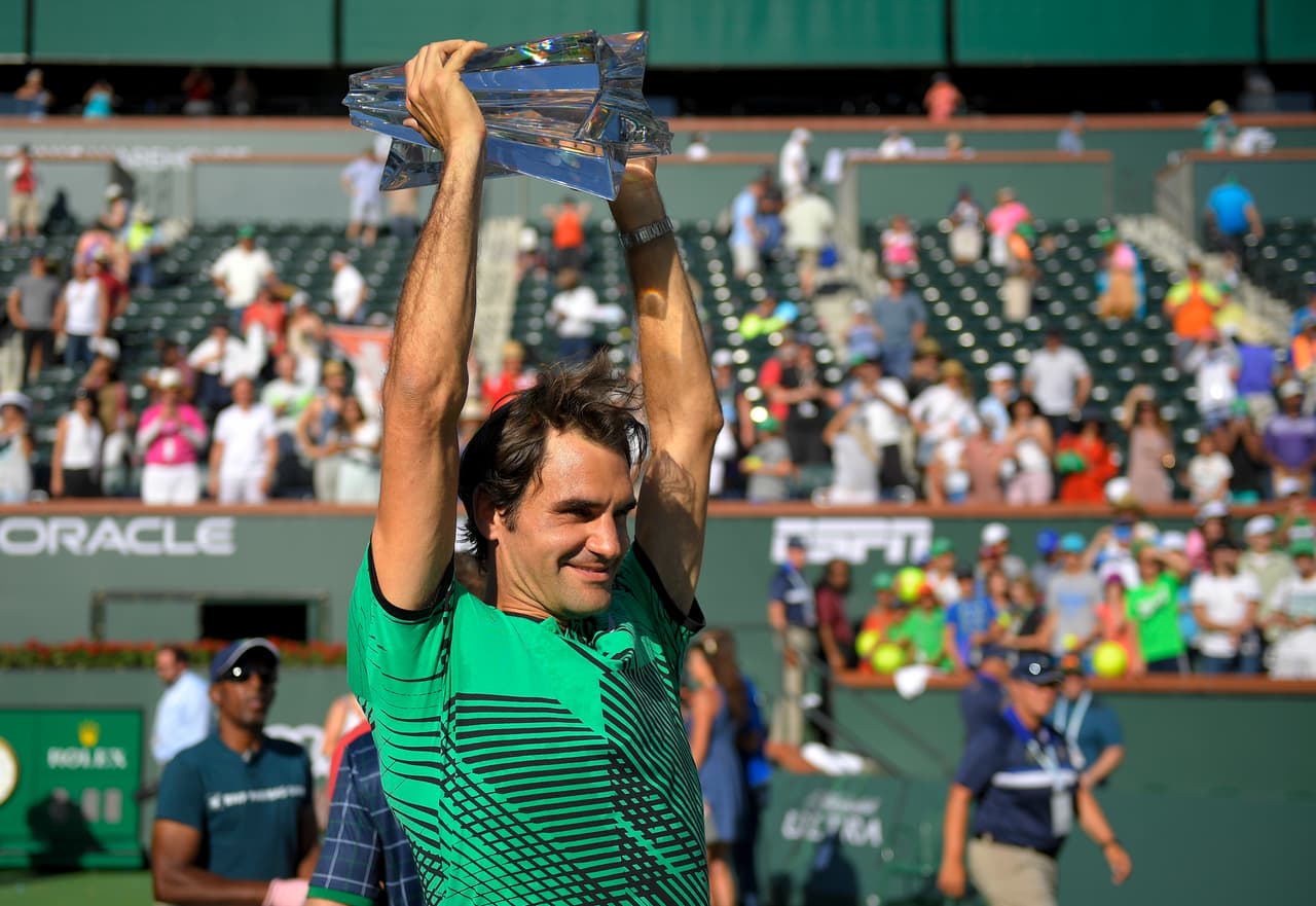 Roger Federer gana la segunda gran cita de la temporada con el título de Indian Wells