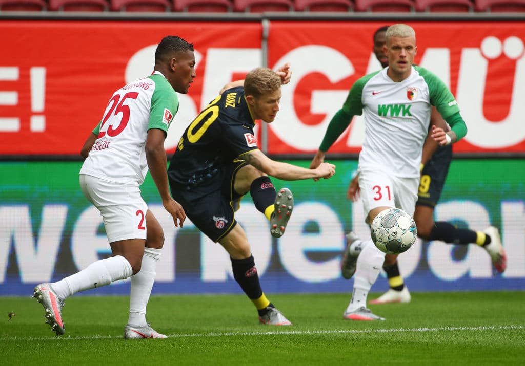 Con goles de Anthony Modeste y Philipp Max, el Augsburg y el Colonia repartieron puntos. El Colonia sigue sin ganar tras la vuelta de la Bundesliga.