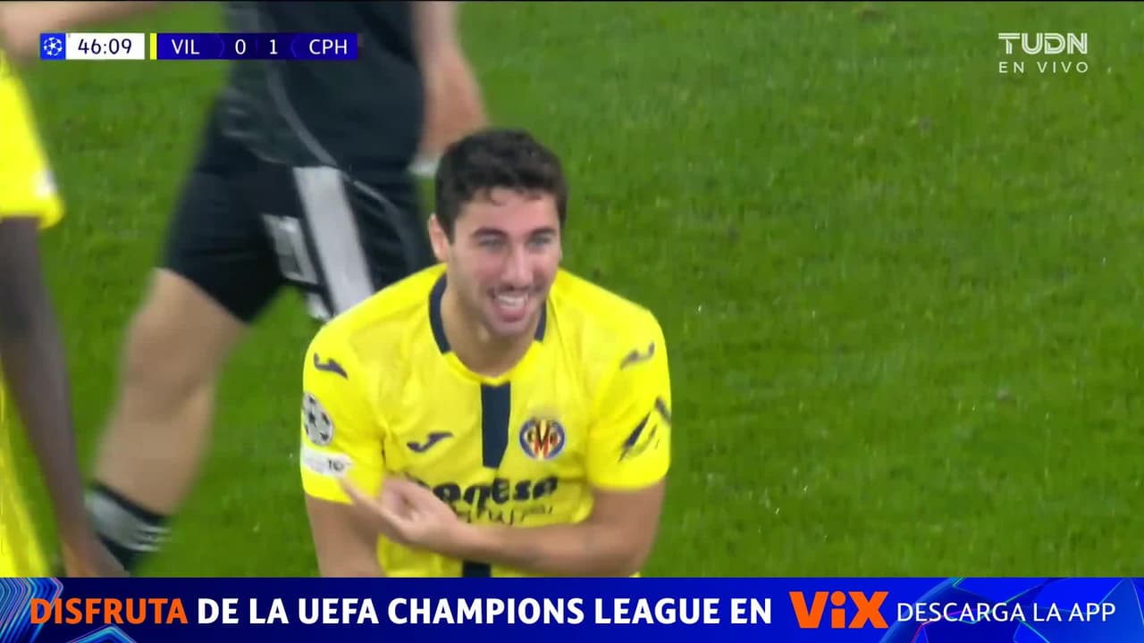 Un gol raro, pero al fin gol ¡Villarreal empata de forma insólita!