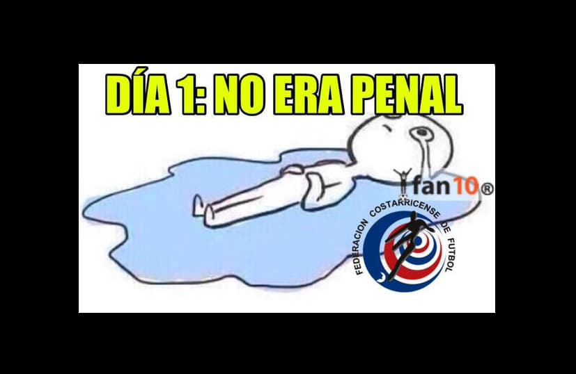 Tras el polémico triunfo del Tri sobre los Ticos, regresaron los memes del #NoEraPenal.