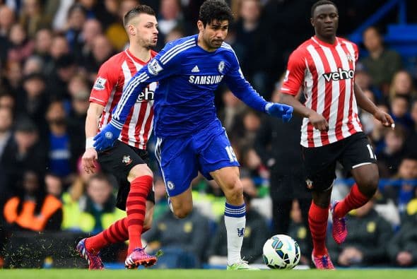 En otro escenario el Chelsea no paso del empate 1-1 ante el Southampton en Stamford Bridge.