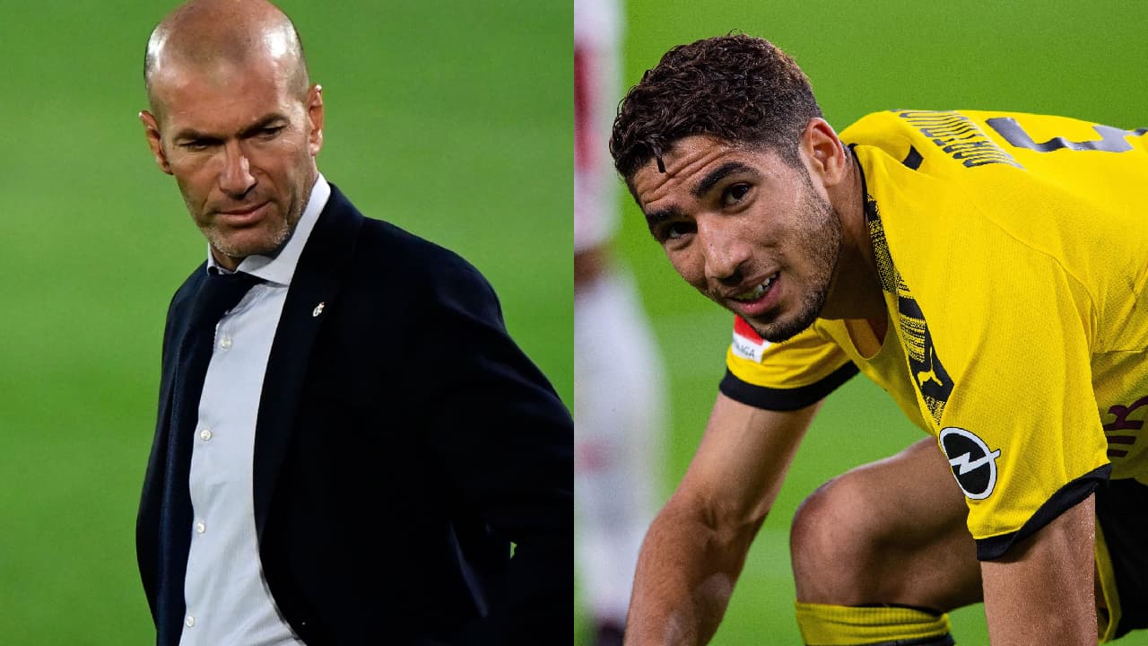 ¿Zidane no contará con Hakimi en el Real Madrid?
