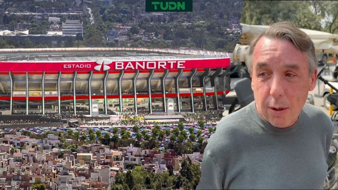 Emilio Azcárraga explica los avances del Estadio Banorte