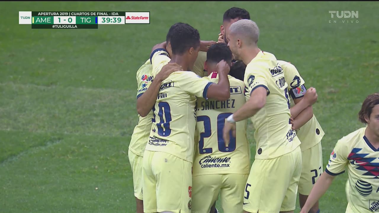 ¡Error del portero de Tigres y Richard Sánchez adelanta al América!