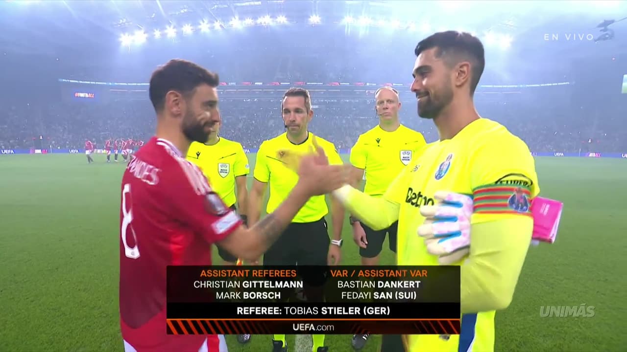 ¡Arranca el partido! Ya juega el United y el Porto en Europa League