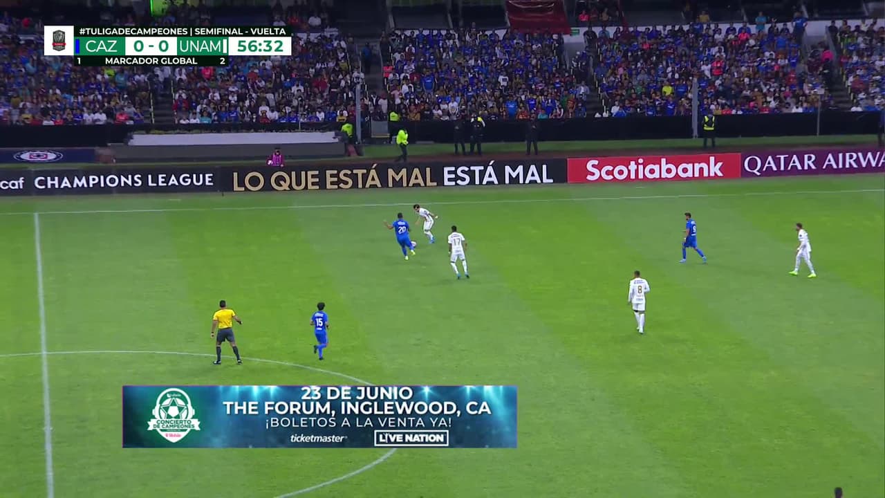 ¡TIRO ATAJADO! disparo por Leonel López.