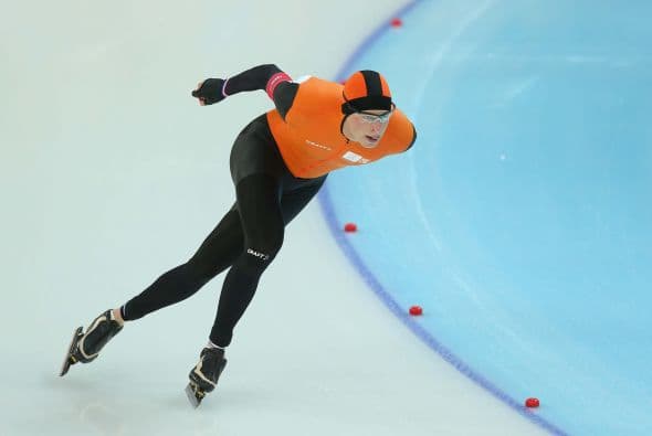 En otra gran jornada para Holanda, que copó el podio en la prueba de 5.000 metros de patinaje de velocidad con Sven Kramer.