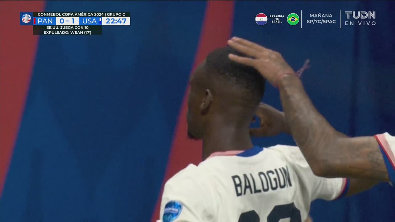 ¡Ahora sí celebran con su gente y en su casa! Gol de USA 0-1 de Balogun