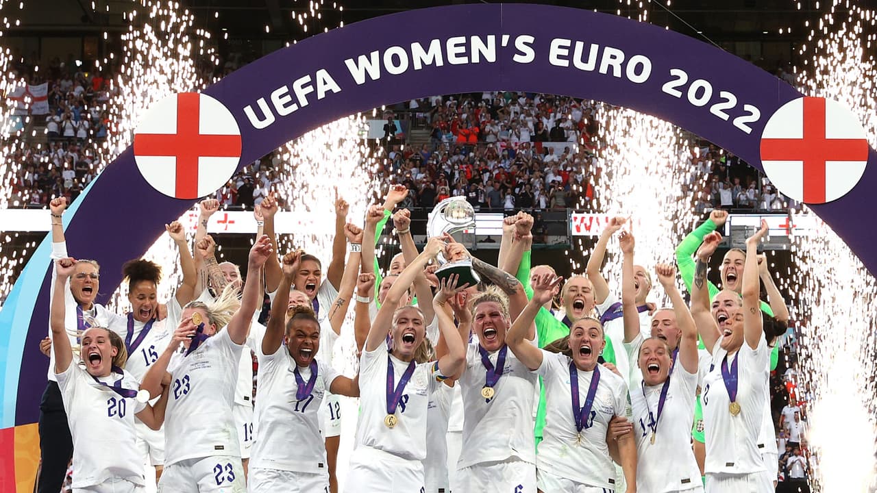 Inglaterra vence a Alemania para coronar su primera Euro Femenil