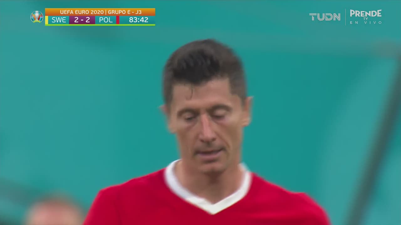 Lewandowski vuelve a marcar y Polonia empata ante Suecia