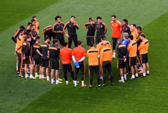 Al final rondo para la charla técnica de cierre.